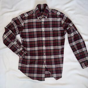 Polo Ralph Lauren Men's Plaid Shirt - Red, Black, and White